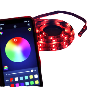 Twinklight 24V 3535 Flexible DIY RGB <span class=keywords><strong>LED</strong></span> Neon Rope <span class=keywords><strong>Strip</strong></span> Light Smart App Control Dormitorio Cinta de luz para paisaje PVC IP44 12V - Product Image 4