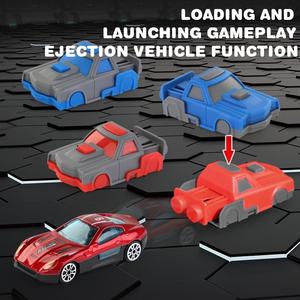 Ksf אחסון דינוזאורים נייד מכונית עם קטפולטה אינרציאלית & הזזה-צעצוע ילדים פלסטיק & מתכת לילדים בנות - Product Image 6