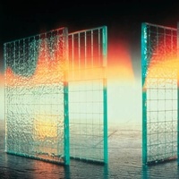 Verre céramique Transparent 1 pièce résistant à la chaleur, utilisé comme porte de foyer