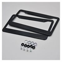 En gros personnalisé galvanoplastie surface lisse en plastique voiture cadre de plaque d'immatriculation couverture de plaque de voiture pour la taille américaine standard