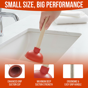 Déboucheur de toilettes à long manche pour salle de bain - Product Image 3