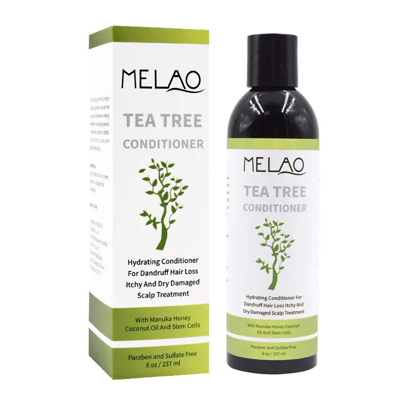 Private label Natural Amino acid tea tree oil hair conditioner use leaving organic conditioner in your hair