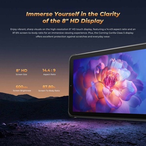 Tablet PC Oukitel RT3 PRO de 8 Pulgadas con Pantalla HD, 5150 mAh, 4+128 GB, CPU G81, GPS, Android 14, Cámara de 8MP+16MP, Oukitel Pad - Product Image 6