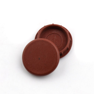 Tapa de rueda excéntrica redonda de plástico de 12 mm para puerta de armario, tapón decorativo desmontable para montaje en armario - Product Image 1