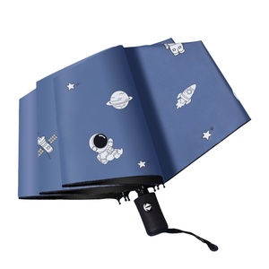 Paraguas Plegable Automático, Tela Pongee, Ligero, Compacto, Resistente a la Intemperie, para Viajes, Golf y Lluvia - Product Image 2