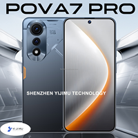 POVA7 PRO 16G+1TB Android 15 Smartphone 5G de 7.3 Pulgadas con Reconocimiento de Escenas por IA, Pantalla Perforada, Batería de Larga Duración y Procesador Decacore