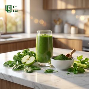 Polvere Vegetale Verde all'Ingrosso, Cetriolo, Spinaci, Broccoli, Okra, Mista e Personalizzata <span class=keywords><strong>per</strong></span> Bevande Sostitutive del Pasto e Prodotti da Forno - Product Image 3