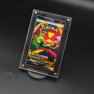 Custom Acrylic Single Booster Pack Display Case Booster Case Acrylic Display Clear Pokemon Box