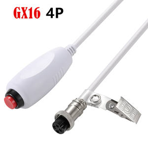 2025 nouveau câble d'appel d'infirmière bouton poussoir cordon câble poste d'infirmière cordon d'appel <span class=keywords><strong>de</strong></span> remplacement universel avec pince <span class=keywords><strong>de</strong></span> drap <span class=keywords><strong>de</strong></span> <span class=keywords><strong>lit</strong></span> GX16 4P 2P <span class=keywords><strong>3m</strong></span> - Product Image 4