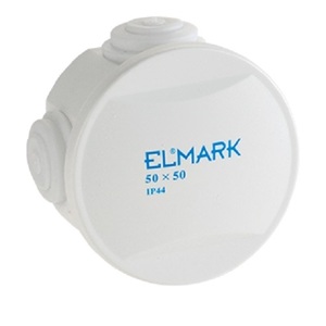 Elmark <b>Round</b> Distribution <b>Box</b> 50x50 IP44 - Product Image 1