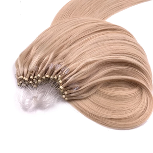Jasmine Beauty Wholesale 100% Raw Remy Virgin <b>micro</b> loop hair <b>extensions</b> Best Quality Silk Straight virgin human hair <b>extensions</b> - Product Image 5