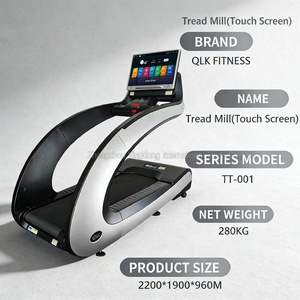 <span class=keywords><strong>Caminadora</strong></span> Eléctrica Comercial <span class=keywords><strong>con</strong></span> Estructura de Acero, Panel de Control Táctil, Inclinación Automática, Diseño Ergonómico en Arco, Multifunción, 2200x960x1900MM - Product Image 6