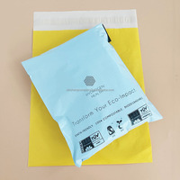 Sacs d'expédition personnalisés durables, imperméables et écologiques en polyéthylène 120 microns pour vêtements avec logo de votre marque imprimé