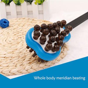 Rascador de espalda, cabeza, cuello y cuerpo, mango de madera, martillo de masaje, suministros de masaje - Product Image 2
