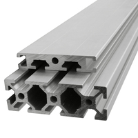 Profilés en aluminium 6060 v Slot, extrusion de rail en T, profilé en aluminium 60x60