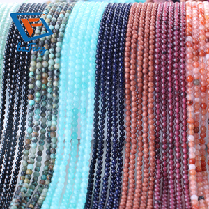 Cuentas Redondas de Piedra Natural de 2 mm al por Mayor de <span class=keywords><strong>BF</strong></span>, Cuentas Sueltas para Hacer Pulseras y Joyería - Product Image 2