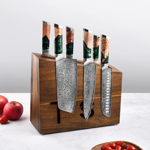 2026年新入荷 カスタムデザイン キッチン無垢材 強力マグネット式 包丁収納プロテクターブロックホルダー - Product Image 6