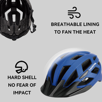 Casque de cyclisme de qualité supérieure pour les lumières t avec visière casque patins réglables casques de vélo