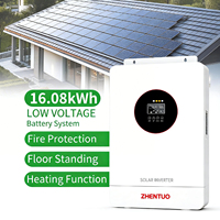 Système de stockage d'énergie solaire hors réseau au lithium-ion MPPT 20KW 25KW 30KW, kit complet pour la sauvegarde de l'alimentation de toute la maison