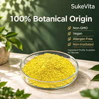 Quercétine Dihydratée Pure 95% en Poudre, Extrait de Sophora Japonica, Matière Première de Qualité Alimentaire en Vrac, Fournisseur d'Usine