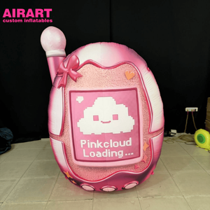 Téléphone Gonflable, Nuage Rose Gonflable <span class=keywords><strong>Tamagotchi</strong></span> pour Décoration de Fête, Accessoire <span class=keywords><strong>Tamagotchi</strong></span> Gonflable Personnalisé Imprimé - Product Image 6