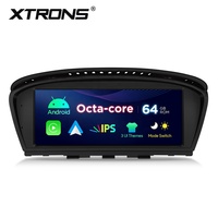 XTRONS para BMW Serie 3/5 Sistema CIC, Estéreo para Auto Android, Pantalla IPS de 8.8 Pulgadas, 64GB, Octa Core, Modos Día y Noche, Interfaz de Usuario
