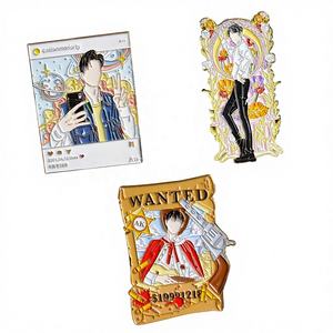 Popular Soft Enamel Metal Idol Free Design Zinc Alloy Enamel Pins Badges Lapel Pines - Product Image 1