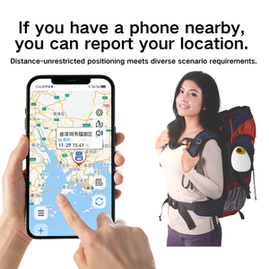 מכשיר איתור GPS נייד, מחזיק מפתחות חכם לאיתור חיות מחמד, מיקום, טיפול בקשישים, אזעקה נגד אובדן, עמיד למים בתקן IP65, שליטה באמצעות אפליקציה, פלסטיק - Product Image 4