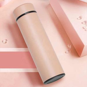 กระติกเก็บความร้อนสูญญากาศ500มล. แสดงอุณหภูมิ304สแตนเลสขวดน้ำร้อนของฉันเดินทางแก้วชานมแก้วรักษาอุณหภูมิ - Product Image 5