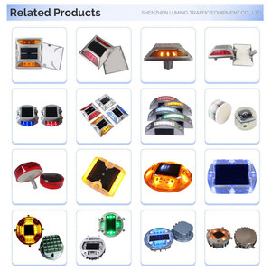 Hot bán hai chiều năng lượng mặt trời LED ánh sáng mắt mèo nhôm nhấp nháy cường độ cao lăng trụ đường lái xe đánh dấu IP68 đường không thấm nước - Product Image 6