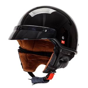 Casques de vélo/moto électriques légers en ABS, directement de l'usine, avec visière amovible et design élégant en fibre de carbone - Product Image 2