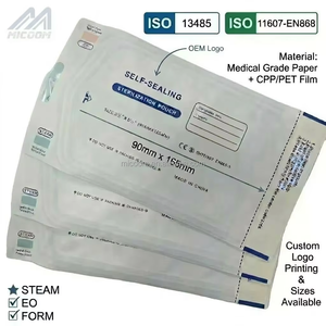 Bolsa Estéril Autosellable para Vapeadores Desechables, Personalizable por el Fabricante, con Certificación CE e ISO, Tamaños Estándar, 3.5''x10'' 90x260mm - Product Image 5
