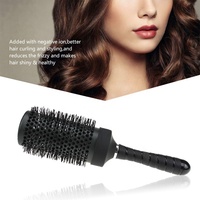 Ensemble de 5 brosses rondes antistatiques en nylon résistant à la chaleur pour salon, brosses rondes en céramique professionnelles pour cheveux lisses ou bouclés
