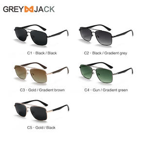 Gafas de sol polarizadas para hombres y mujeres, montura metálica, lentes negras UV400 TAC, gafas deportivas para conducir y pescar, tipo 3, gafas de sol - Product Image 3