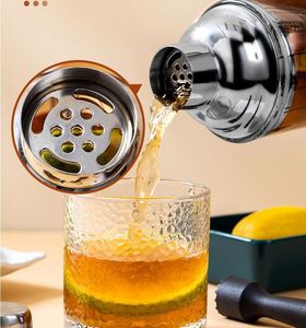 Set de Coctelera Boston de 400 ml, Acero Inoxidable y Vidrio con Escala, Herramienta de <span class=keywords><strong>Bar</strong></span> - Product Image 4