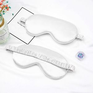 Custom Wholesales Customizing Logo Satin <b>Mask</b> Travel Adjustable Silk <b>Sleep</b> Eye Shade - Product Image 5