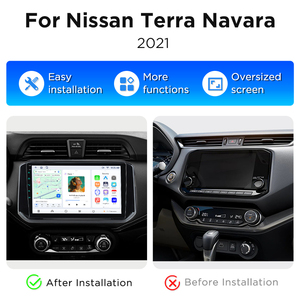 วิทยุติดรถยนต์ Junsun รองรับ Wireless Carplay และ Android Auto สำหรับรถยนต์ Nissan Terra NAVARA ปี 2021 สำหรับรถยนต์ที่ไม่มีหน้าจอ OEM เครื่องเล่น DVD แบบ 2 DIN พร้อมหน้าจอมัลติมีเดีย - Product Image 2