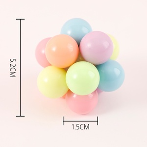 Fidget Toy Adult Kids Toy Stress Reliever Elastic Colorful <b>Ball</b> Decompression <b>Ball</b> Variety Beaded <b>Squeeze</b> <b>Balls</b> - Product Image 6