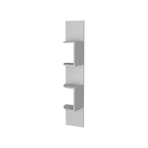 Rosebud Corner Floating Shelf 4 Tier Modern Wall Mount <b>Storage</b> Unit <b>For</b> Living Room Bedroom Office Decor - Product Image 2