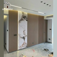 Panneau mural en lattes de bois XINGRUO, 18 cm, grille cannelée, revêtement personnalisé, panneau intérieur pour salon, fond de télévision et décoration