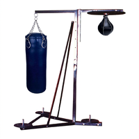 Support de sac de frappe de boxe autoportant en PVC de qualité supérieure, sans acier, robuste, hauteur réglable, écologique, rotation à 360 degrés