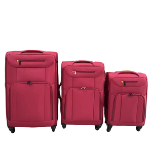 Vente en gros d'usine Osamic Ensemble 3 pièces pour hommes et femmes avec roues pivotantes Sac à roulettes Bagages en nylon - Product Image 3