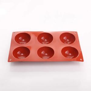 <span class=keywords><strong>Molde</strong></span> de Silicona Semicircular de 6 Cavidades <span class=keywords><strong>para</strong></span> Chocolate, Pastel, Gelatina, Pudín, Forma Redonda - Product Image 3