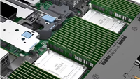 Serveur en rack Dell PowerEdge R650 1U, double processeur Intel Xeon de 3e génération, 32 DIMMs DDR4, PCIe 4.0, NVMe, prêt pour les GPU