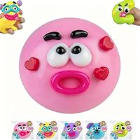 Nuevo Juguete Sensorial Antiestrés de Cara Intercambiable, Blandito y Moldeable, para Niños, Caja Sorpresa