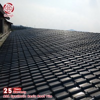 Vente directe d'usine, tuiles de toit en plastique OEM, résine ASA, tuiles synthétiques, Chine