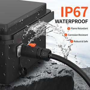 12V-48V 100A Troll ing Motorst ecker 6 bis 4 AWG Draht 2 Pin IP67 Wasserdichter Rundst ecker Schnell verriegelung mit Klemmen - Product Image 5