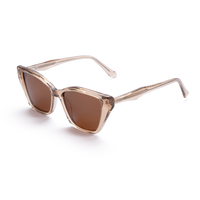 Lunettes de soleil unisexes Elan Optical SYB6208, best-seller, monture œil-de-chat pleine monture sans peinture, en acétate naturel parfumé