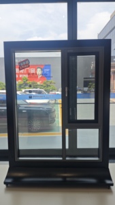 Modern Weather-Resistant NFRC Tinted Glass Insulated Aluminum Windows Outward <b>Swing</b> Thermal Break Casement for Villa Entry - Product Image 4