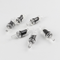 Pompe à air pour aquarium CO2 avec valve anti-retour unidirectionnelle 4 mm en plastique, sacs écologiques